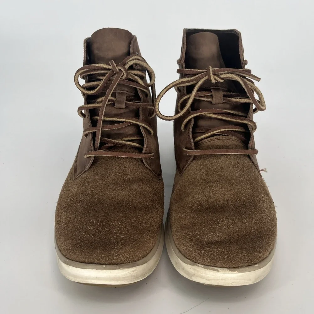 UGG Lamont Chestnut Leather Suede High Top Men's‎ Size 11 Chukka Boots 1013305